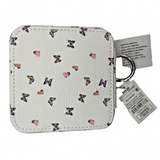 Cat & Jack Butterfly Faux Leather Travel Jewelry Case – White — view 2 of 3