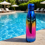 CHILLOUT LIFE 17oz UV Rainbow Insulated Stainless Steel Kids Water Bottle — view 3 of 8