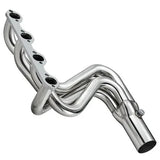 SPELAB EH28140 mirror-polished T304 stainless steel exhaust header with 8-2-1 mandrel bent piping for Ford F150 5.8L V8 - view 4