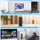 Fabriyut Amplified Indoor Outdoor HDTV Antenna 8K 4K 1080p – Open Box — view 4 of 8