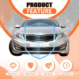 JX RACING front bumper grille and fog light bezel kit for 2011-2013 Kia Optima EX LX in black with chrome accents - view 3