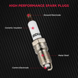 BDFHYK iridium spark plug and silicone wire set 41-962 9748RR for 5.3L 6.2L V8 Chevy GMC Buick Cadillac engines - view 7