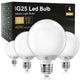 TJOY G25 LED Globe Vanity Bulbs 5000K Daylight CRI85 E26 — 4-Pack