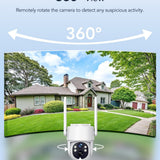 GNCC GW41-1U white dome 4G LTE solar-powered outdoor security camera with pan-tilt mount, 2K HD no WiFi - view 3
