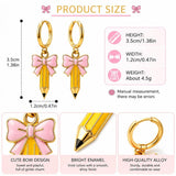 Novearring Pencil Hoop Earrings Gold-Tone Teacher Gift Jewelry — view 5 of 7