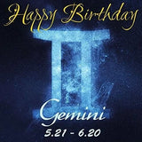 Cyberny Gemini Zodiac Pendant Necklace – 18K White Gold Plated, 18" Chain — view 3 of 4