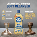 Two 13oz bottles of Bar Keepers Friend Soft Cleanser Liquid rust and stain remover in original packaging - view 2