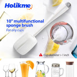 Holikme 11-Piece Bottle Brush Set – Long Handle Straw & Tube Cleaner – Open Box — view 4 of 8