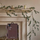 Fudios 6FT Lighted Christmas Pine Garland – 48 Warm White LED Battery Timer