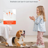 VEVOR white disposable female dog diapers size small 96-count pack with wetness indicator and tail-hole design - view 6