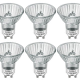SerBion GU10 50W Halogen Light Bulbs 6-Pack – Dimmable 2700K Warm White — view 1 of 8