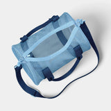 Sun Squad Blue Mesh Duffel Bag - Recycled Polyester, Adjustable Strap — view 4 of 6