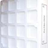 White H13 HEPA replacement filter panel 12.8x12.8x3 inches compatible with IQAir HealthPro 100 150 250 air purifiers