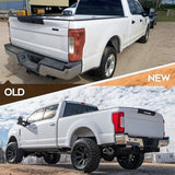 LBRST passenger side LED tail light assembly with chrome housing and red lens for 2017-2019 Ford F-250 F-350 Super Duty - view 6