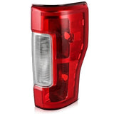LBRST passenger side LED tail light assembly with chrome housing and red lens for 2017-2019 Ford F-250 F-350 Super Duty - view 3