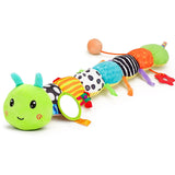 Topsochir Musical Caterpillar Sensory Toy – Crinkle Rattle Plush for Newborns — view 7 of 7