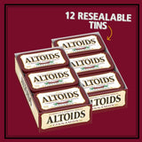 36 Altoids Cinnamon Mints tins arranged in three groups of 12, each 1.76 oz metal tin, new and sealed - view 4