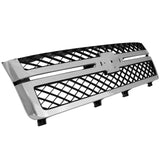 Garage-Pro chrome front grille assembly with painted black mesh insert for 2011-2014 Chevy Silverado 2500HD 3500HD - view 3
