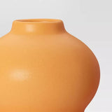 Two red ceramic gourd-shaped bud vases in coordinating heights by Room Essentials, styled on a shelf for floral decor - view 2