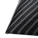 Pair of carbon fiber style ABS mirror cover caps for 2013-2015 BMW 7 Series F01 F02 clip-on replacement - view 3