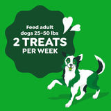 Greenies Occupy Twists chicken flavor 24-count 34.6 oz bag of rawhide-free calming dental chews for adult dogs - view 8