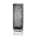 Rxcvkmw Modern Minimalist Square Grey Glass Vase 9.8" Tall