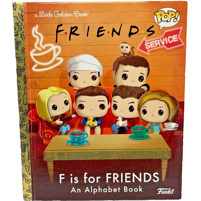 F Is for Friends Funko Pop Little Golden Book hardcover alphabet book for toddlers ages 2 to 5 years