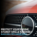 Garage-Pro chrome front grille assembly with painted black mesh insert for 2011-2014 Chevy Silverado 2500HD 3500HD - view 8
