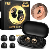 Vosaf SE-01 black silicone noise cancelling ear plugs with 6 eartip sizes and compact carrying case for sleeping - view 8