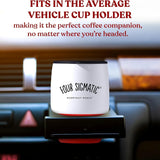Two white Four Sigmatic 12oz stainless steel insulated travel mugs with spill-proof lids and silicone sleeves - view 7