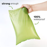 RoseBB green biodegradable dog poop waste bags 9x13 inches, 8 rolls of 15 bags totaling 120 count - view 7