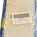 Gunprio white and silver glitter TPU case for iPhone 15 Pro Max with raised bezels and reinforced corners - view 2