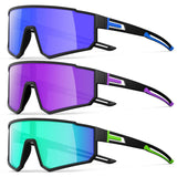 IKTOD 3-Pack Polarized Wrap Sports Sunglasses – UV400 Protection — view 1 of 7