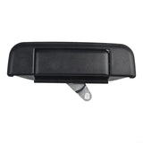 Genuine OEM Toyota rear tailgate latch handle part 69090-89102 for 1989-1995 Hilux Pickup, brushed finish