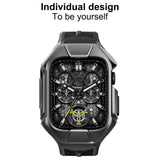 Wohben Rugged Armor Pro Apple Watch Case 44mm 45mm Shockproof Stainless Steel Band — view 5 of 6