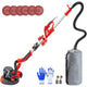 VEVOR 850W Electric Drywall Sander 9in 6-Speed LED Vacuum Foldable Kit