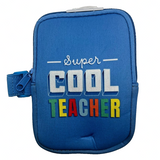 Spritz Super Cool Teacher Tumbler Pouch – Blue Zipper Card & Key Holder — view 1 of 2