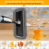 TRAV-ROUND Spray Mop – 360° Swivel Microfiber Wet & Dry with 3 Washable Pads – Open Box — view 2 of 8