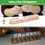 Redriver 7-Day Weekly Pill Organizer 2 Pack – Large BPA-Free Compartments — view 4 of 7