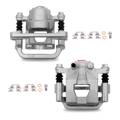 MOSTPLUS silver aluminum rear brake caliper pair 19B2780 and 19B2781 for Nissan Altima and Maxima replacement