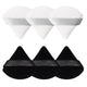 Pimoys 6-Pack Triangle & Round Velour Powder Puff Contour Set