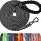 5ft Heavy Duty Reflective Rope Dog Leash with Locking Swivel Hook