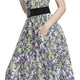 BUENOS NINOS Women's Purple Floral Boho Maxi Dress with Pockets