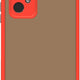Luhuanx Samsung Galaxy A52 / A52 5G Slim Hard Case – Red Clear Shockproof Cover