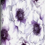 Purple anemone watercolor floral dual-layer TPU phone case for iPhone XS Max with shabby chic design - view 3