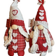 Handmade Mother's Day Gnome Set – Mr & Mrs Red Plaid 8" 2-Pack