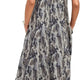 BUENOS NINOS Women's Boho Floral Camo Maxi Dress – V-Neck & Pockets