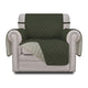Easy-Going Reversible Quilted Chair Slipcover – Army Green & Beige, Water Resistant