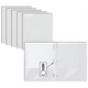 Dem Holdings 25-Pack Glossy White Heavy-Duty 2-Pocket Folders with Prongs