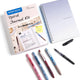 WRITECH 5-Piece Journaling Kit – Dotted Spiral Notebook, Gel Pens & Highlighters